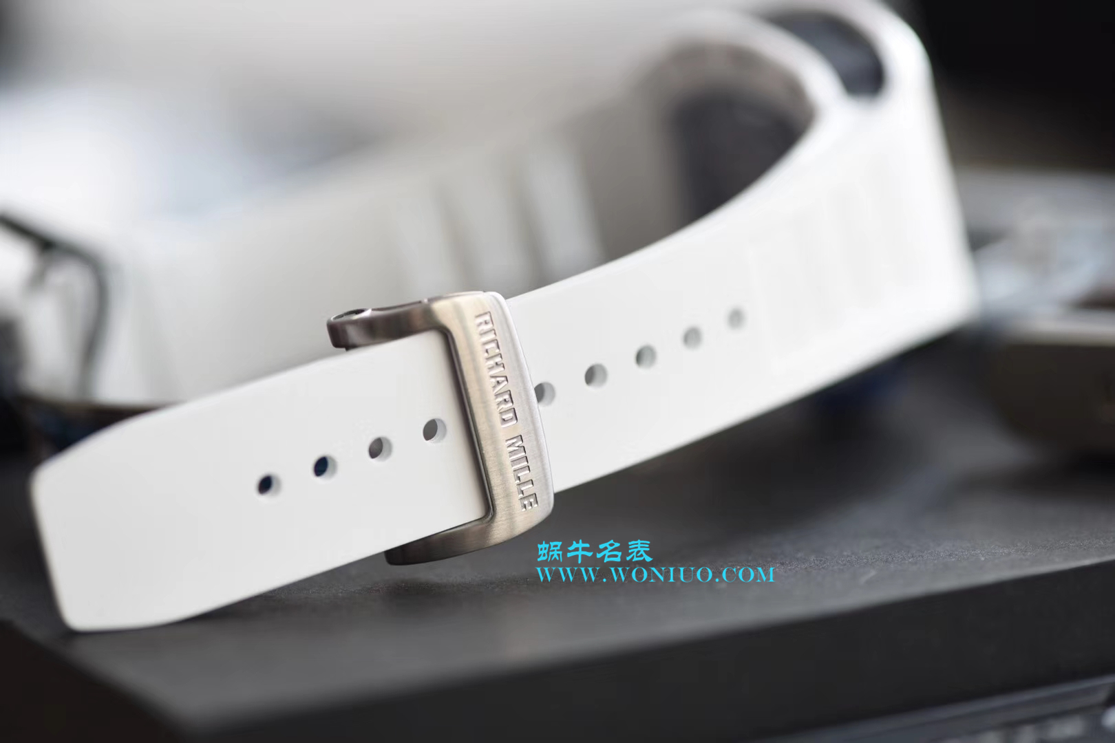 【KV一比一超A高仿手表】理查德.米勒RICHARD MILLE男士系列RM 055白陶瓷白面橡胶带新款腕表 / RM 055D