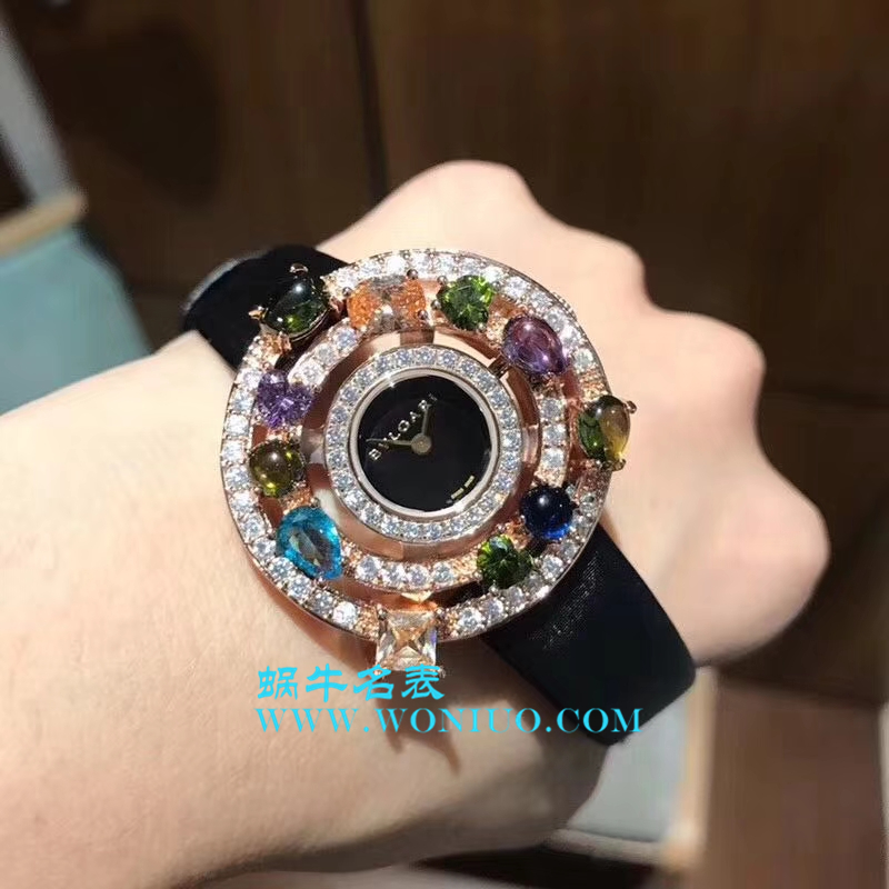 宝格丽astrale珠宝系列腕表闪亮登场 限量发售 按订货顺序出货 黄金镶嵌彩面宝石 / BG011