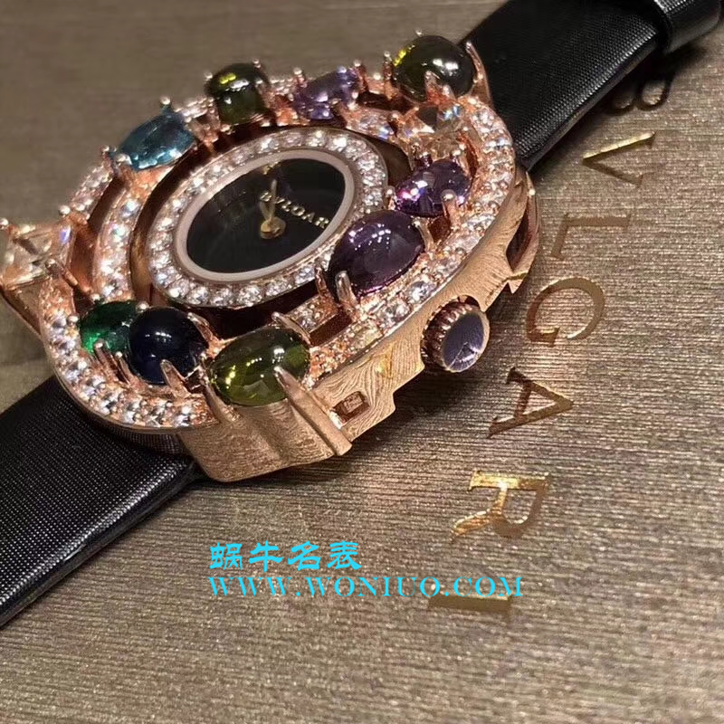 宝格丽astrale珠宝系列腕表闪亮登场 限量发售 按订货顺序出货 黄金镶嵌彩面宝石 / BG011