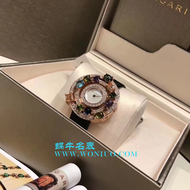 宝格丽astrale珠宝系列腕表闪亮登场 限量发售 按订货顺序出货 黄金镶嵌彩面宝石 / BG011