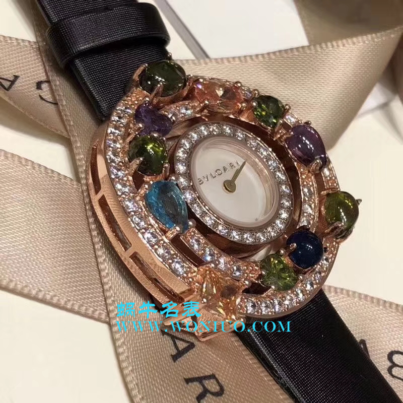 宝格丽astrale珠宝系列腕表闪亮登场 限量发售 按订货顺序出货 黄金镶嵌彩面宝石 / BG011