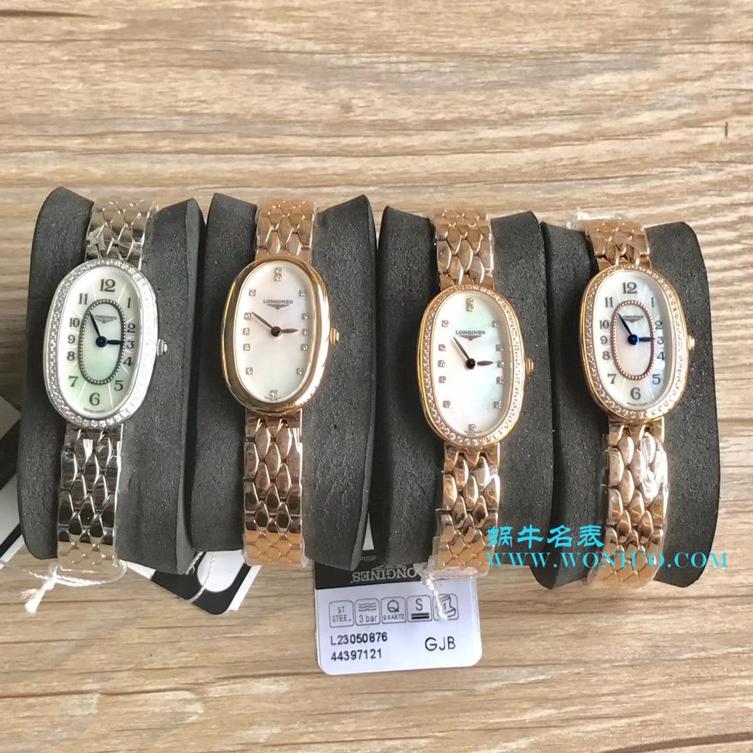 【视频评测KZ台湾厂超A高精仿手表】浪琴优雅圆舞曲系列L2.305.4.87.6女士石英腕表 / LAC043