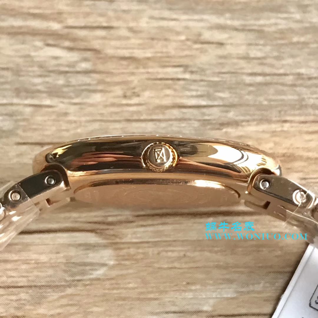 【视频评测KZ台湾厂超A高精仿手表】浪琴优雅圆舞曲系列L2.305.4.87.6女士石英腕表 / LAC043