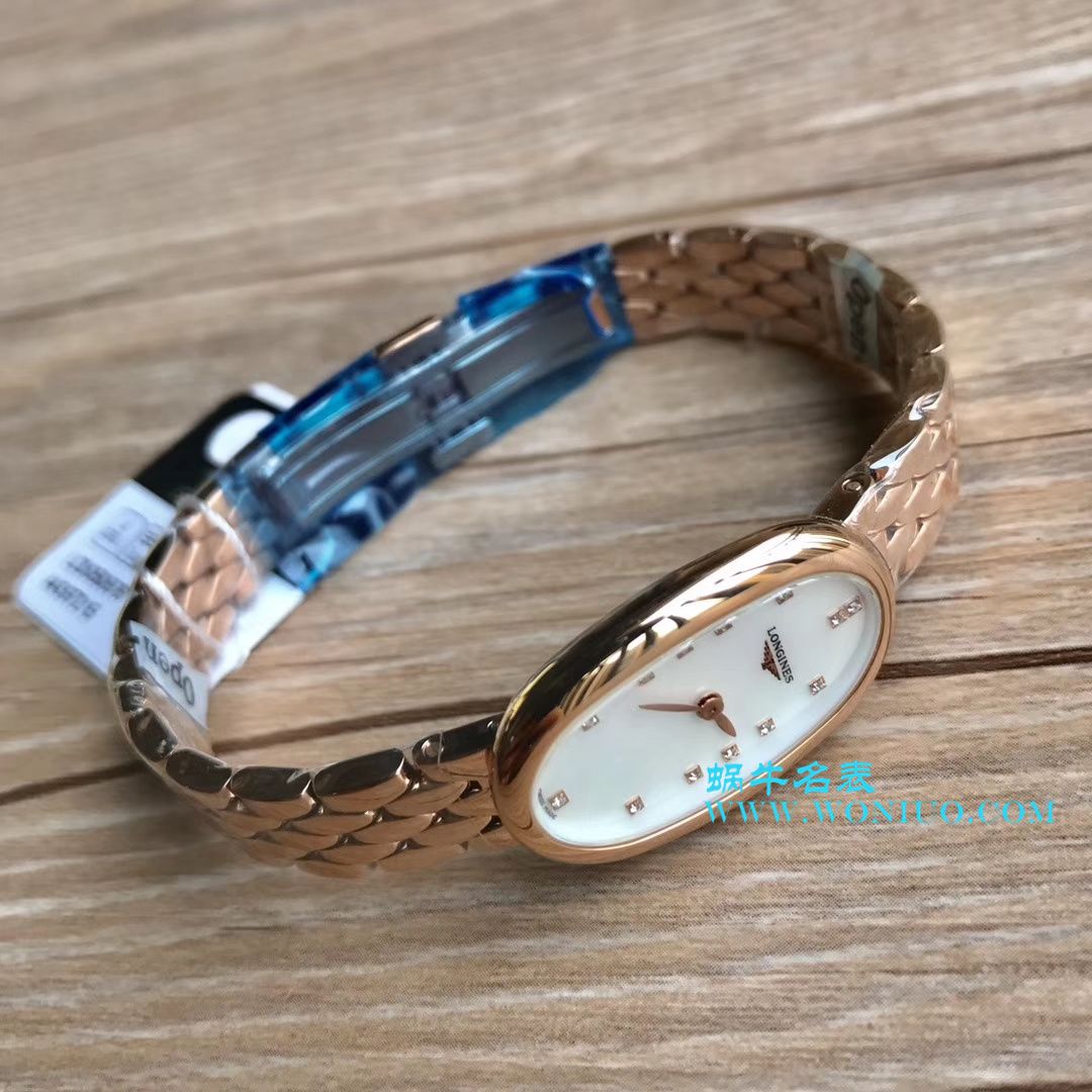 【视频评测KZ台湾厂超A高精仿手表】浪琴优雅圆舞曲系列L2.305.4.87.6女士石英腕表 / LAC043