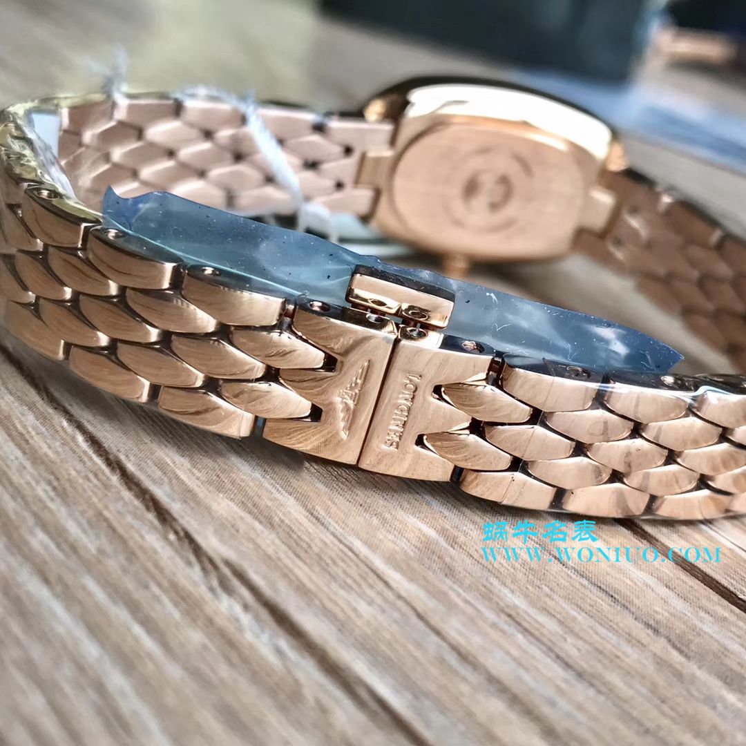 【视频评测KZ台湾厂超A高精仿手表】浪琴优雅圆舞曲系列L2.305.4.87.6女士石英腕表 / LAC043