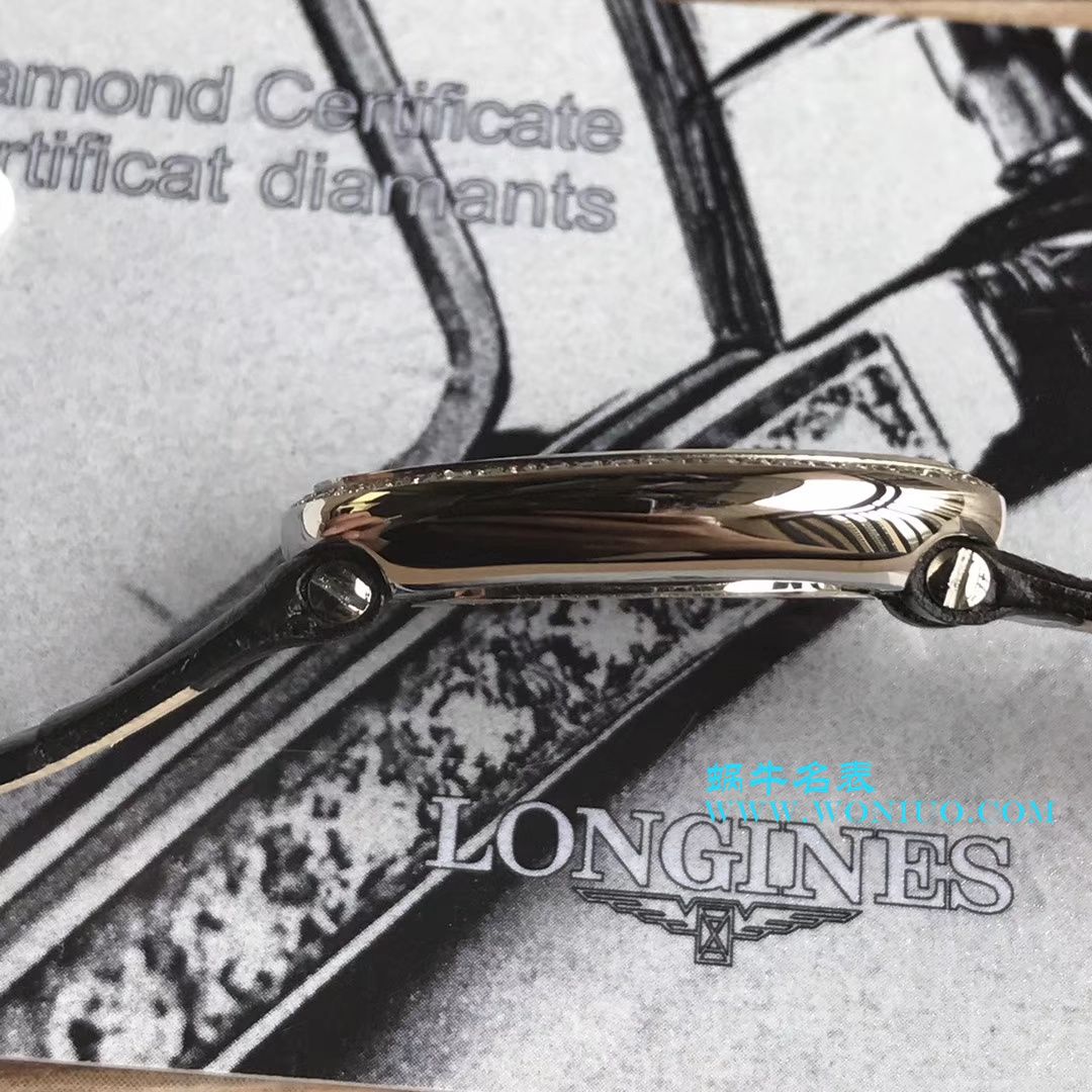 【视频评测KZ台湾厂超A高精仿手表】浪琴优雅圆舞曲系列L2.305.4.87.6女士石英腕表 / LAC043