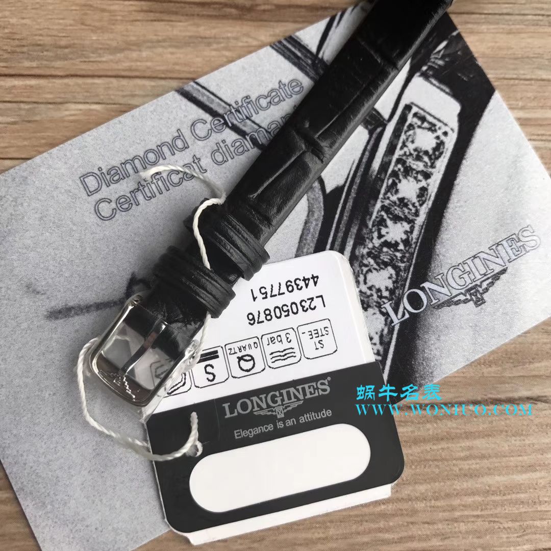 【视频评测KZ台湾厂超A高精仿手表】浪琴优雅圆舞曲系列L2.305.4.87.6女士石英腕表 / LAC043