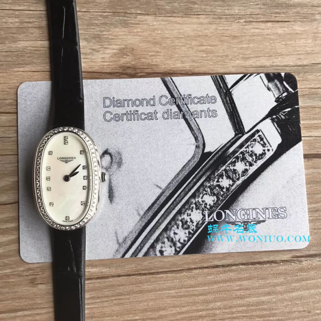 【视频评测KZ台湾厂超A高精仿手表】浪琴优雅圆舞曲系列L2.305.4.87.6女士石英腕表 / LAC043