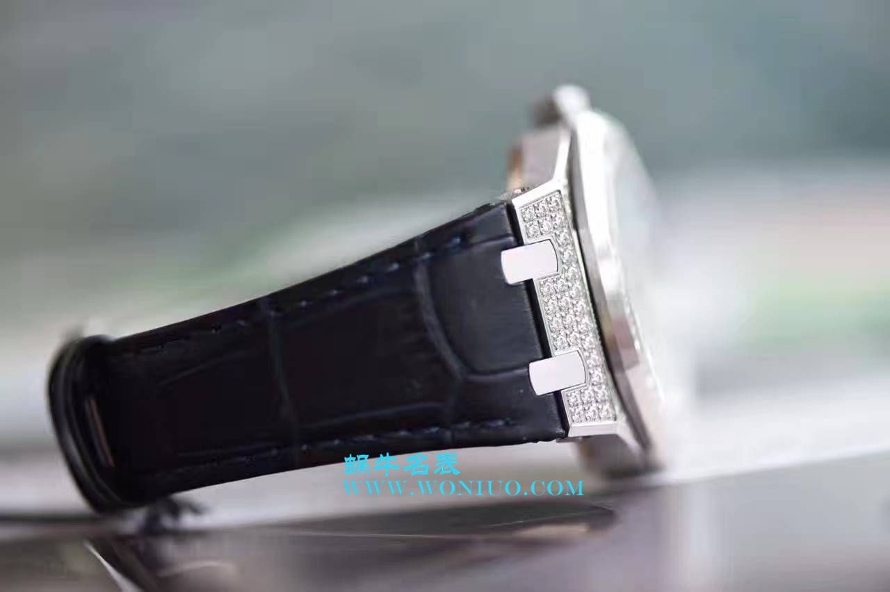 【视频评测JF厂1:1顶级复刻高仿手表】爱彼满天星皇家橡树系列15452BC.ZZ.D019CR.01，15402OR.ZZ.D003CR.01男女通用满钻腕表 / AP108