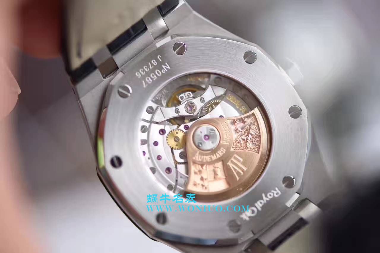 【视频评测JF厂1:1顶级复刻高仿手表】爱彼满天星皇家橡树系列15452BC.ZZ.D019CR.01，15402OR.ZZ.D003CR.01男女通用满钻腕表 / AP108