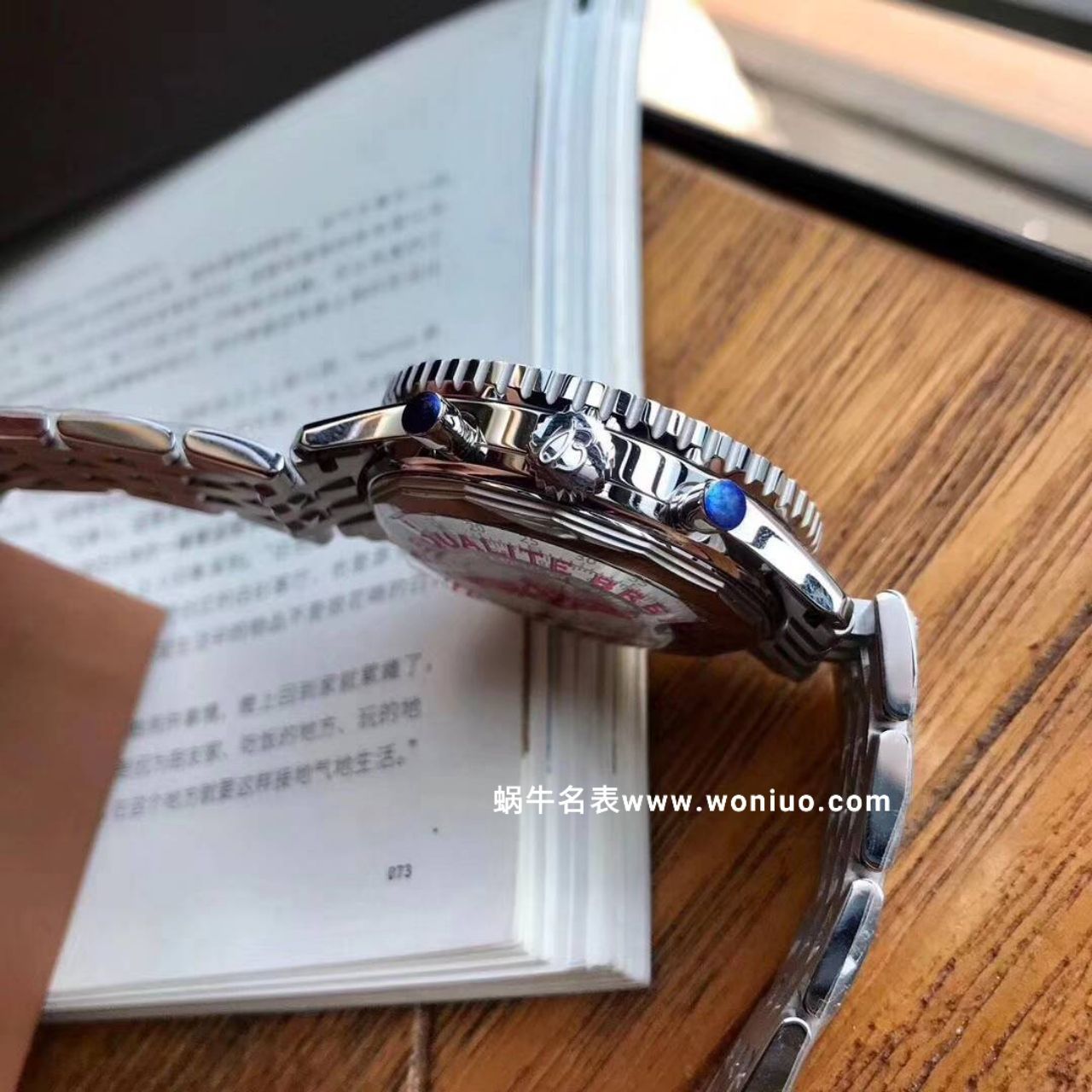 款堪称百年经典！百年灵航空计时原单货蓝面+黑面+皮带+钢带A1332412|C942|451A / BL083