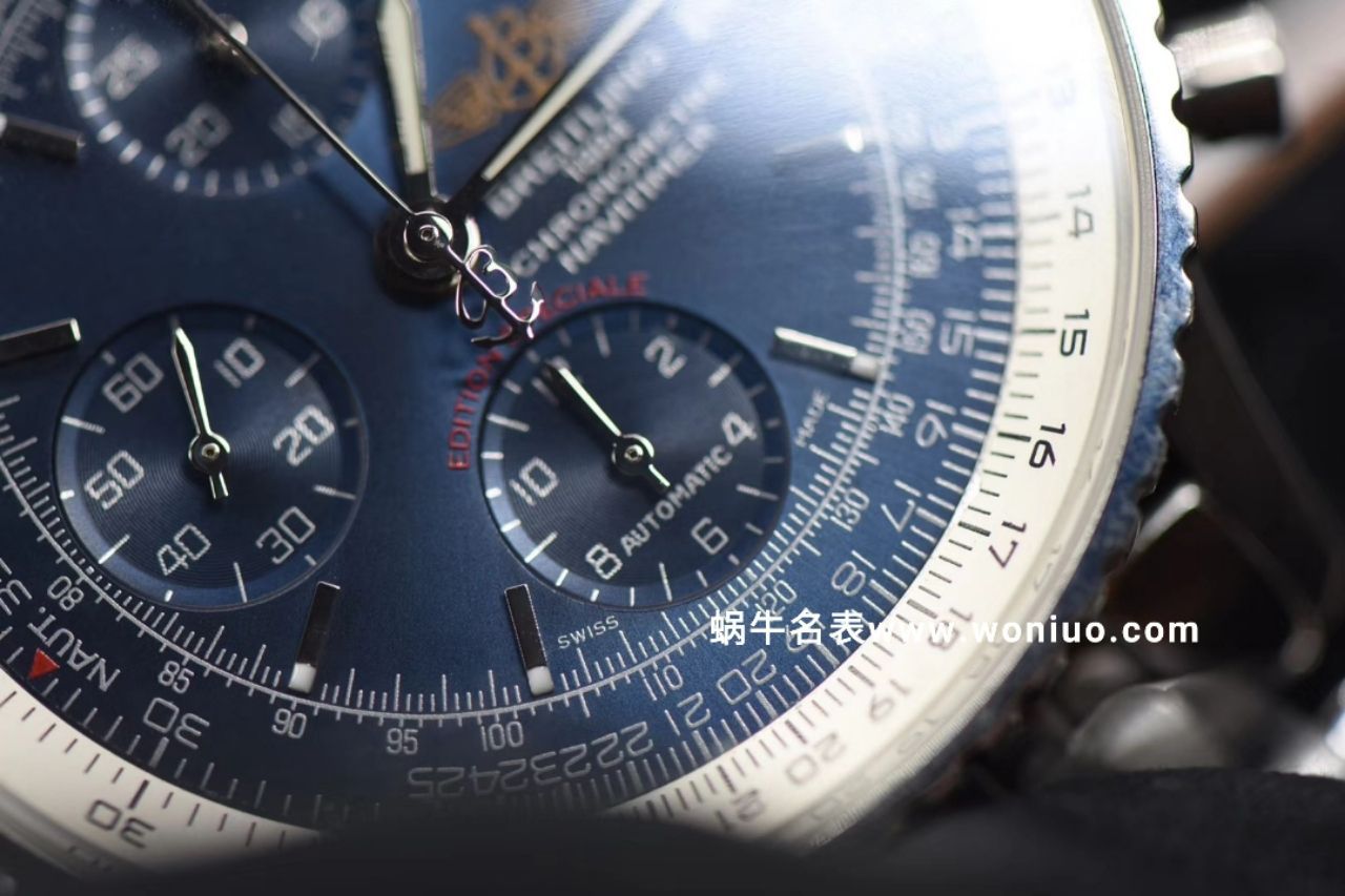 款堪称百年经典！百年灵航空计时原单货蓝面+黑面+皮带+钢带A1332412|C942|451A / BL083