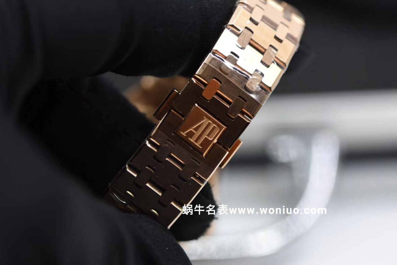 JF厂最高版本AP皇家橡树女装机械款15450 全玫瑰金黑面款 / AP133