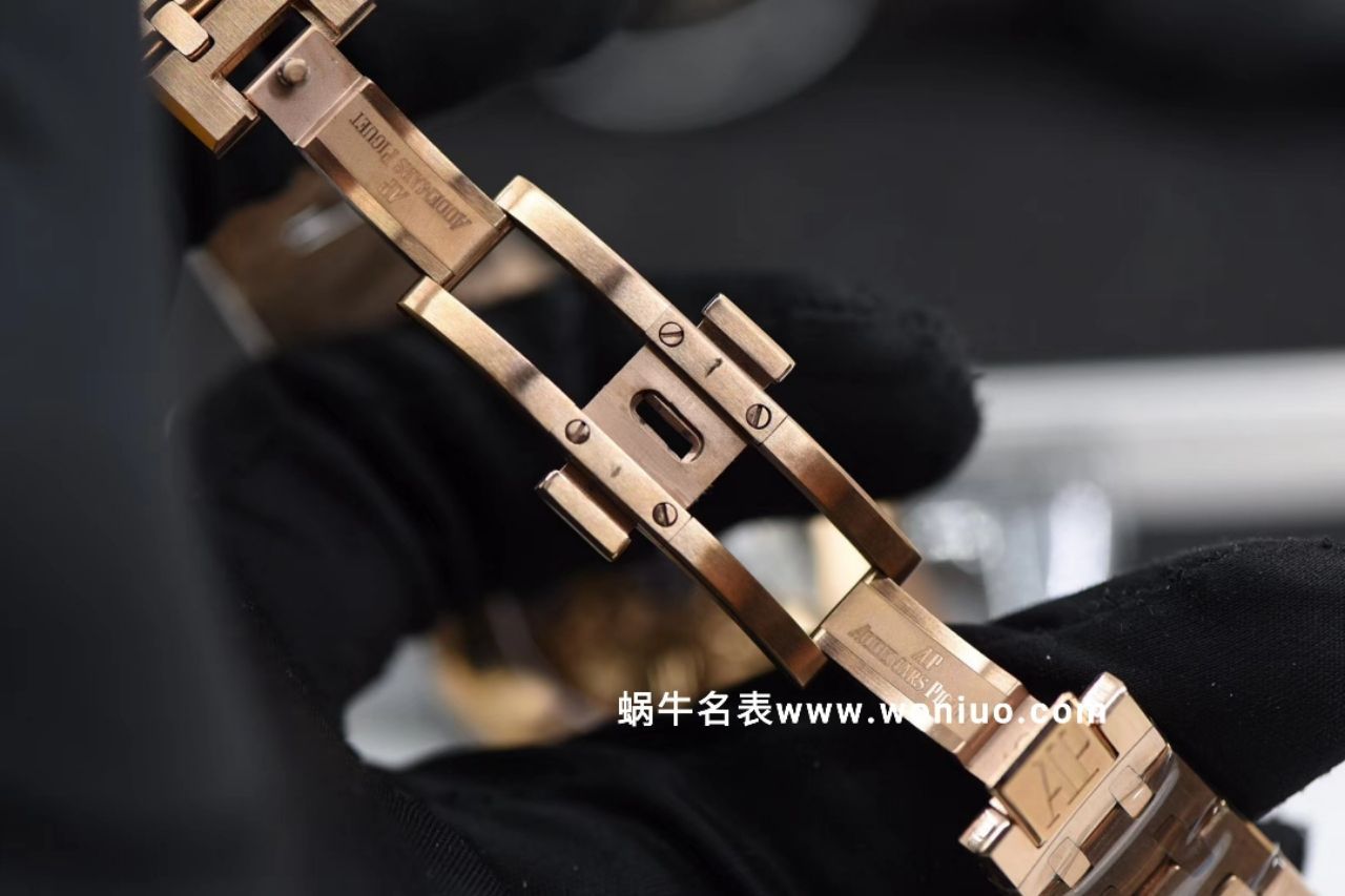 JF厂最高版本AP皇家橡树女装机械款15450 全玫瑰金黑面款 / AP133