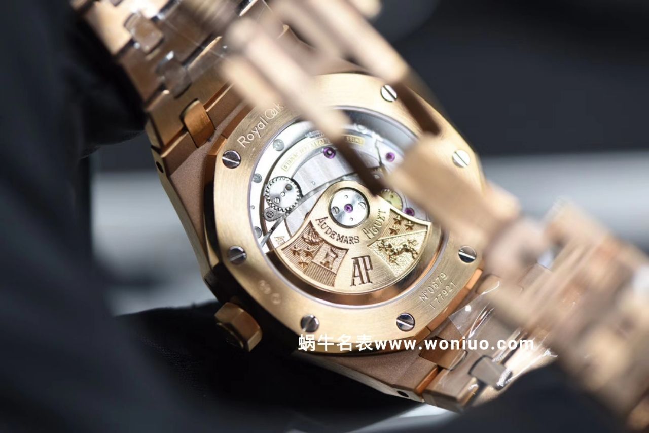 JF厂最高版本AP皇家橡树女装机械款15450 全玫瑰金黑面款 / AP133