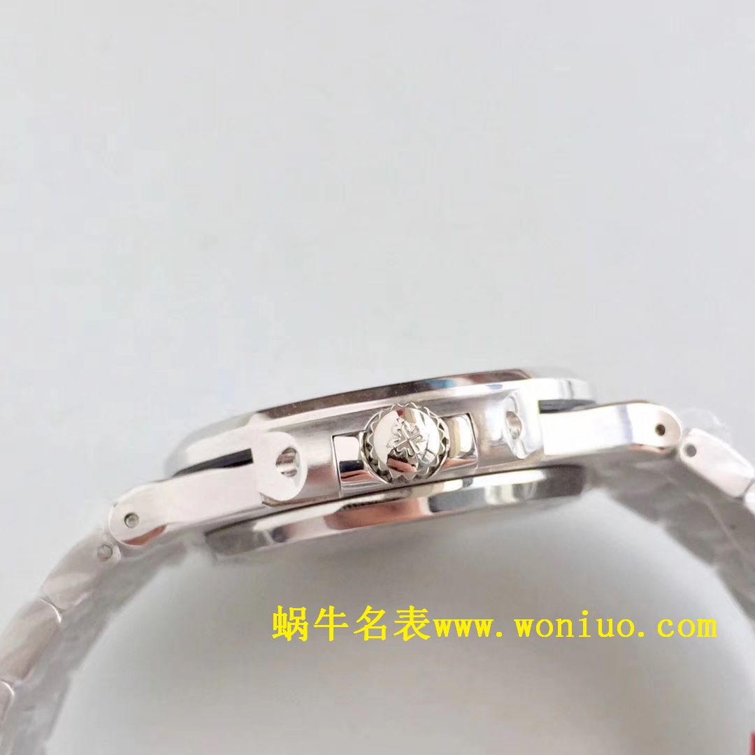 DM新品 百达翡丽复刻高仿满天星 方钻 运动系列鹦鹉螺5719/1G-001 / BD225