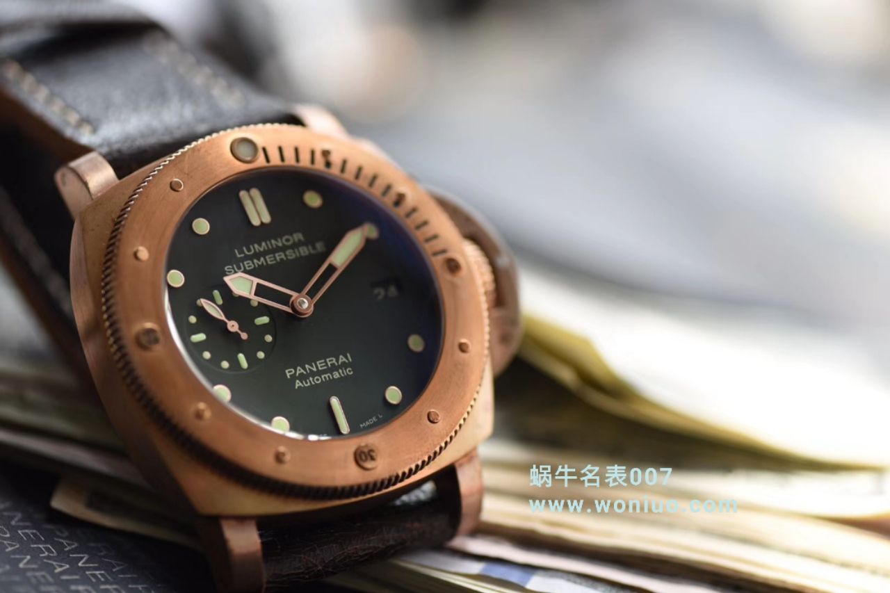 【独家视频测评VS厂顶级1:1高精仿手表】沛纳海沛纳海首款青铜战士史泰龙电影同款PAM 00382腕表 / VSPAMBF00382