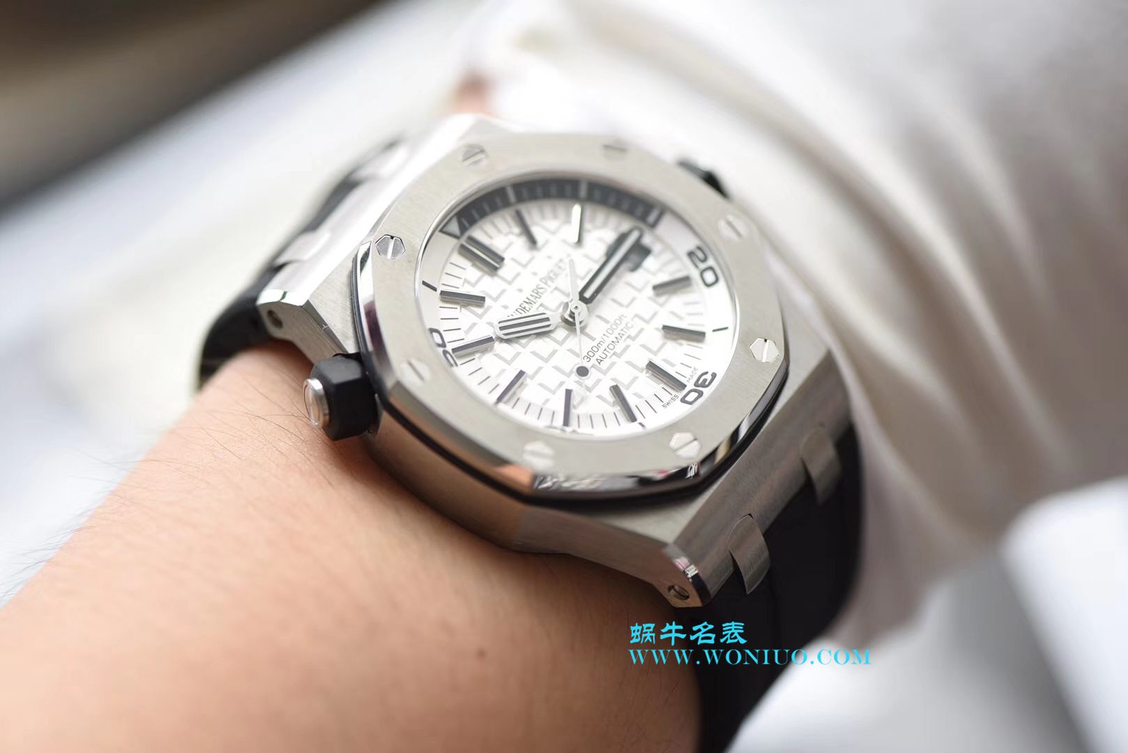 【JF厂超A精仿手表】爱彼皇家橡树离岸型系列15710ST.OO.A002CA.02机械腕表 / AP057