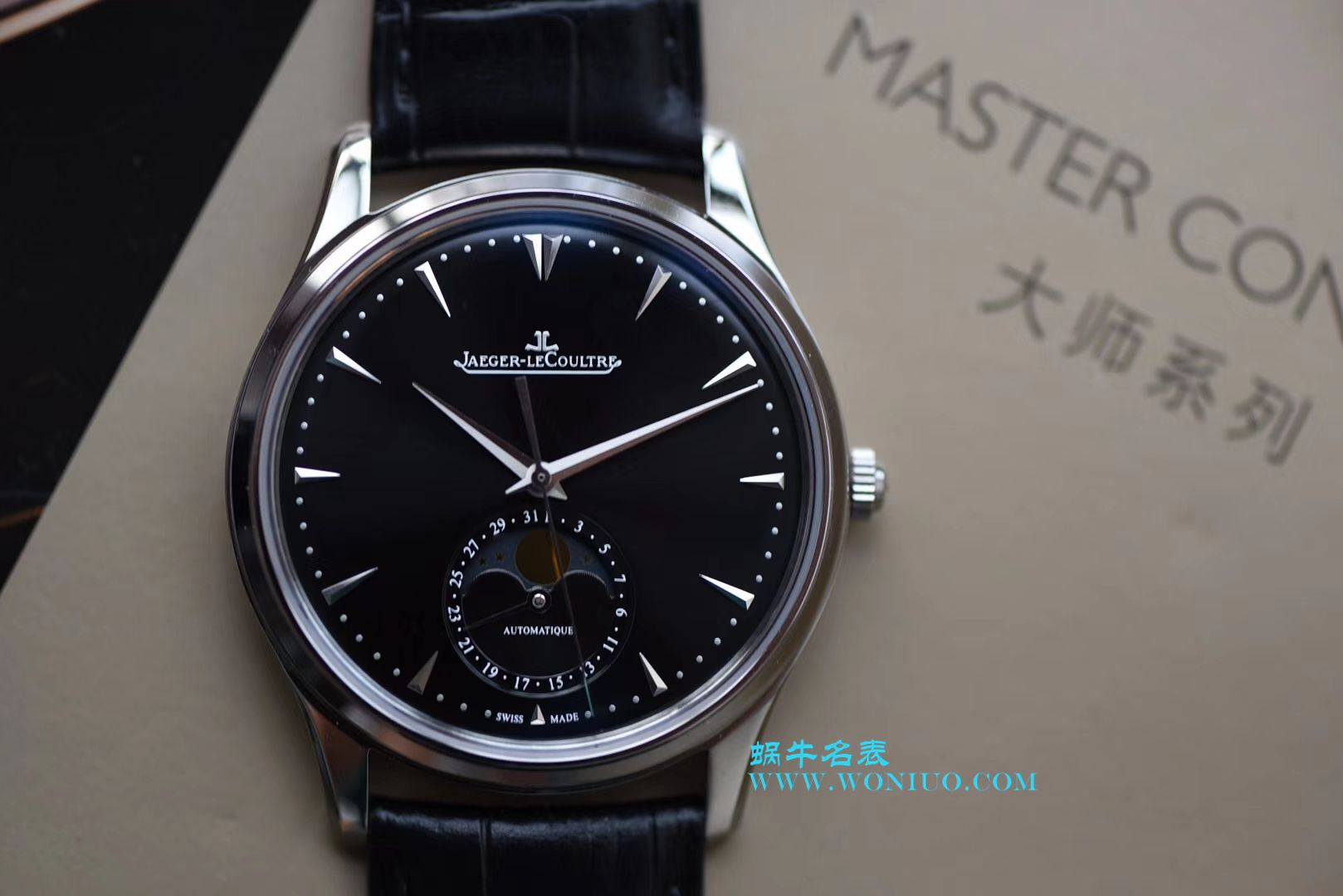 ZF【厚积“薄”发 年度大作】 ZF新品，顶级复刻高仿积家月相大师系列1368470《黑面》、Q1368420《白面》腕表 / JJ122