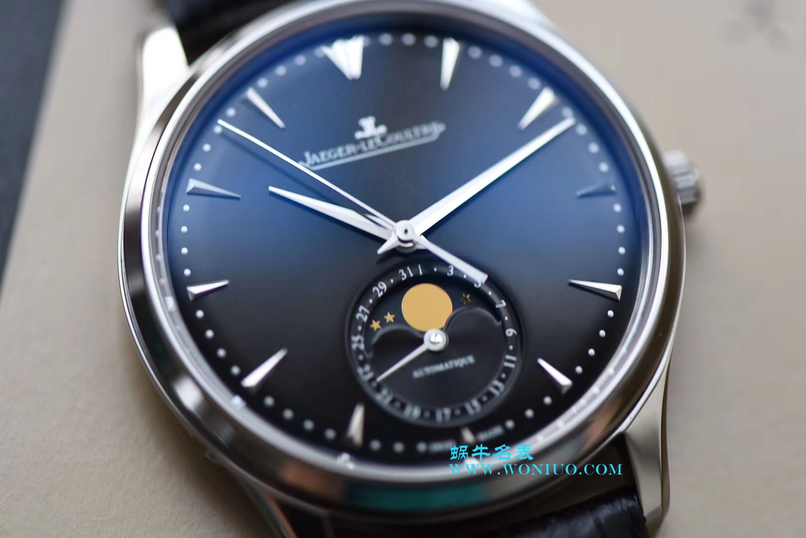 ZF【厚积“薄”发 年度大作】 ZF新品，顶级复刻高仿积家月相大师系列1368470《黑面》、Q1368420《白面》腕表 / JJ122