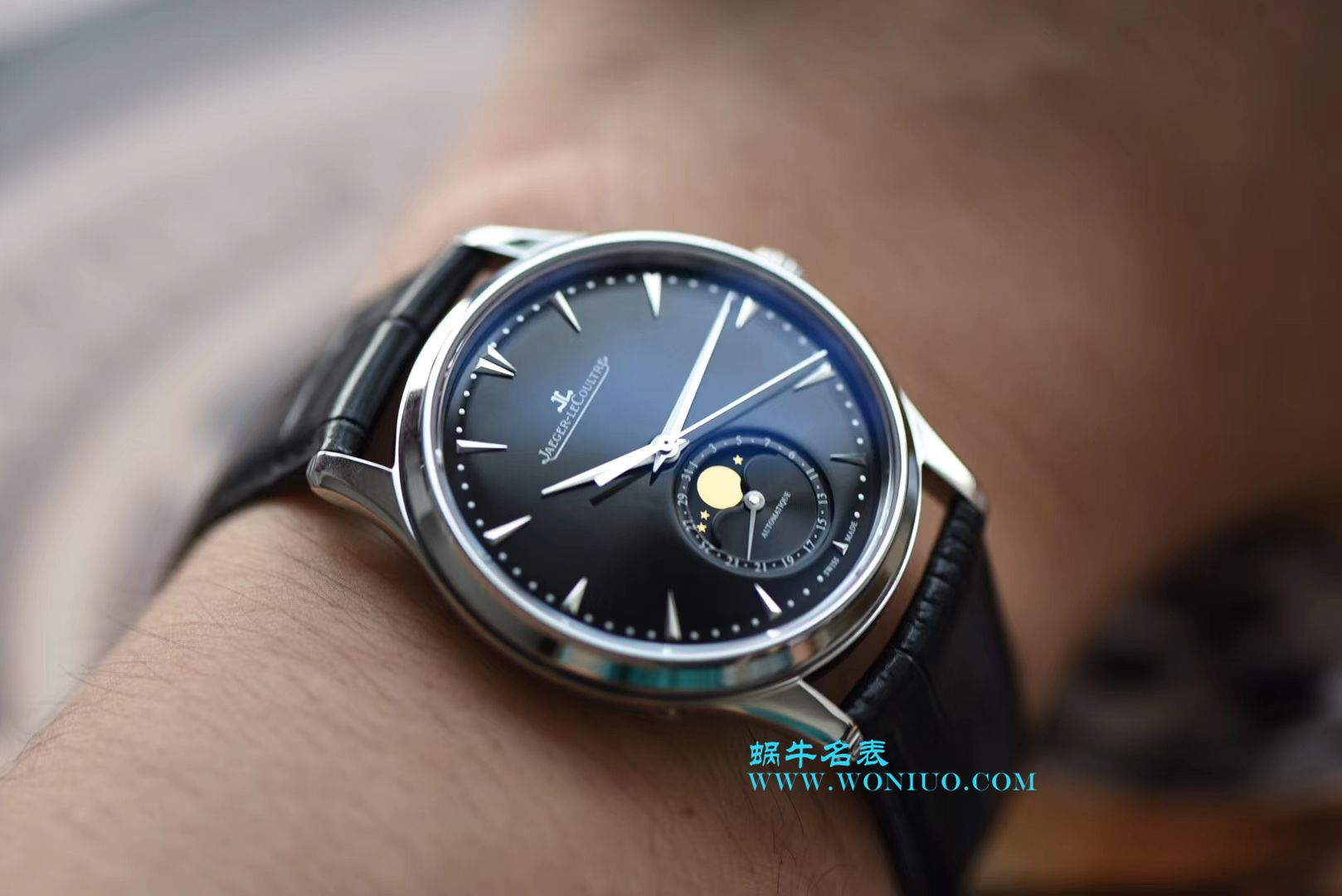 ZF【厚积“薄”发 年度大作】 ZF新品，顶级复刻高仿积家月相大师系列1368470《黑面》、Q1368420《白面》腕表 / JJ122