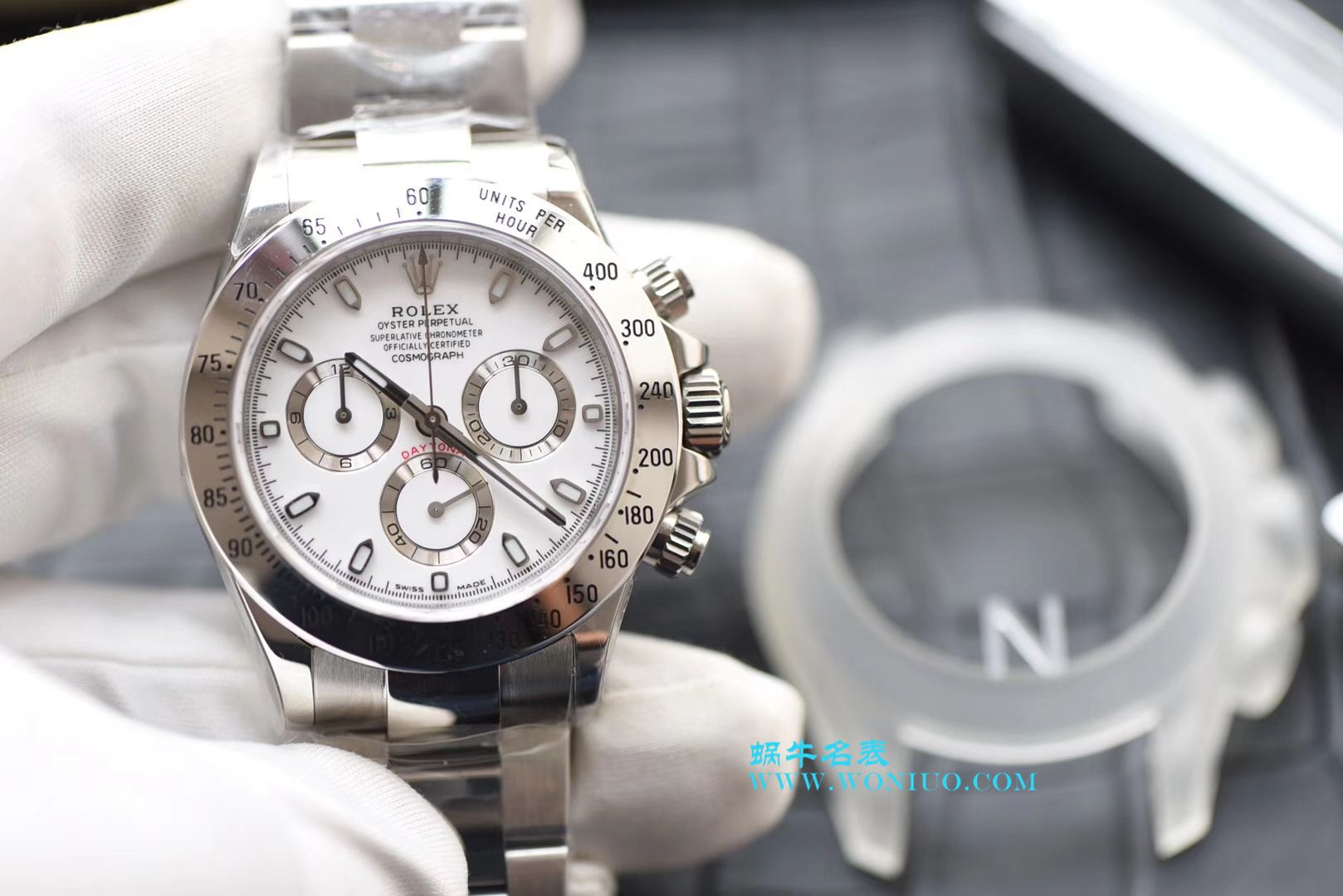 【N厂最新神作～原装结构4130】劳力士宇宙计型顶级复刻高仿迪通拿系列116520-78590 白钢迪通拿 / R217
