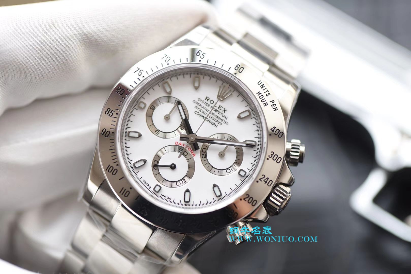 【N厂最新神作～原装结构4130】劳力士宇宙计型顶级复刻高仿迪通拿系列116520-78590 白钢迪通拿 / R217