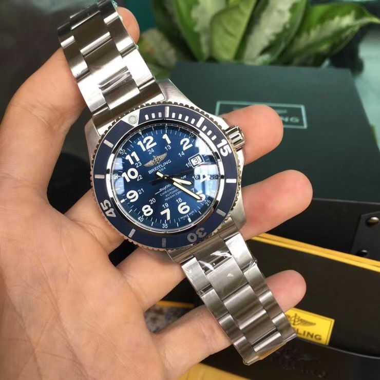 爆款回货【原单】百年灵超级海洋文化系列A17365D1|C915|161A机械腕表 / BL088