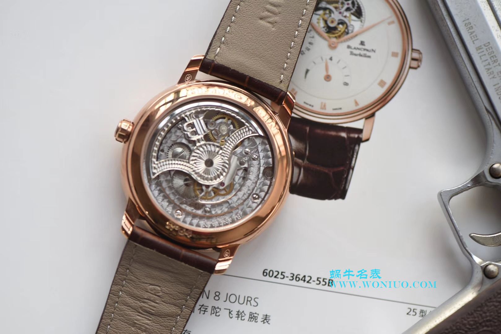 【JB一比一超A高仿手表】宝珀经典系列6025-3642-55B陀飞轮腕表 / BP042