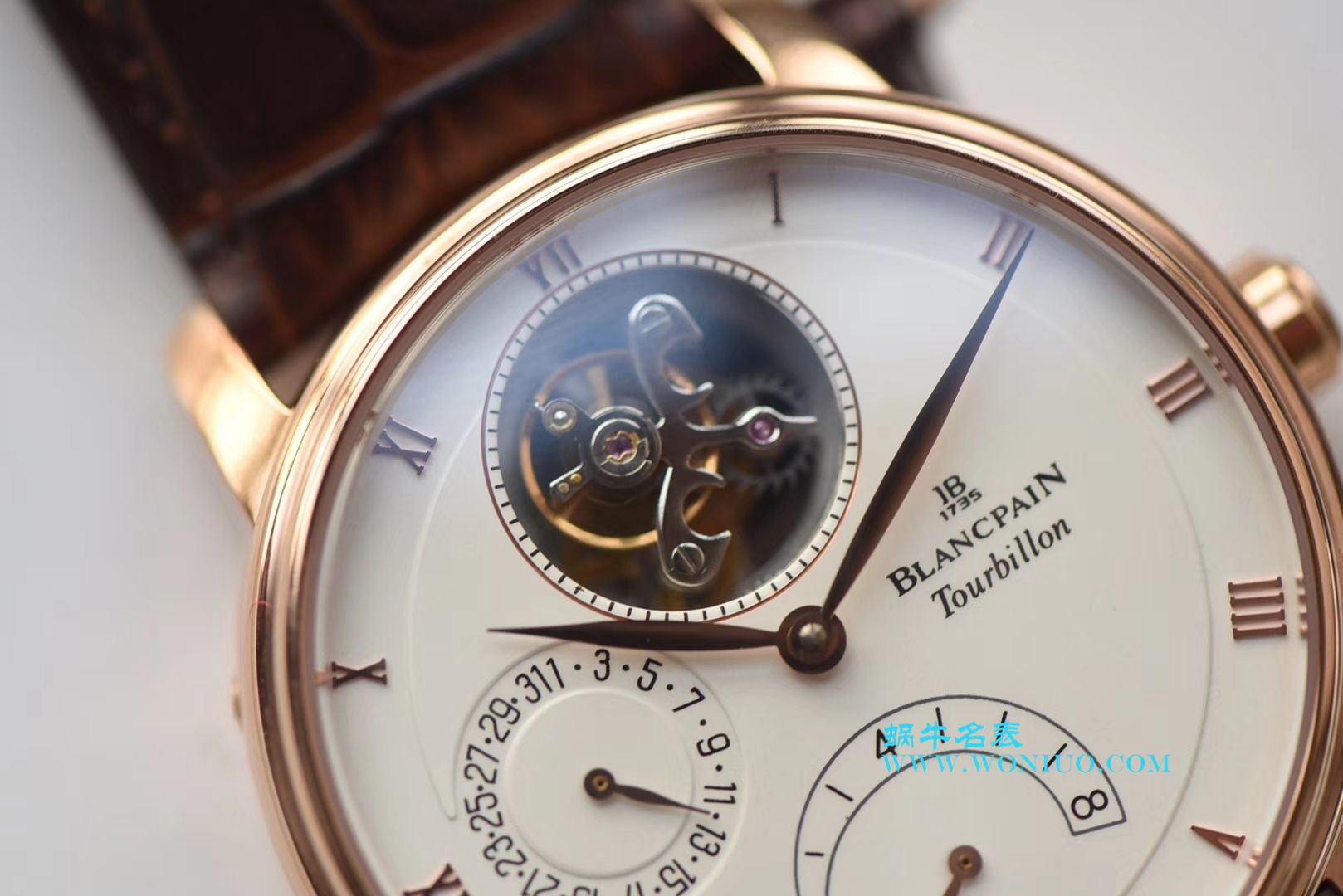 【JB一比一超A高仿手表】宝珀经典系列6025-3642-55B陀飞轮腕表 / BP042