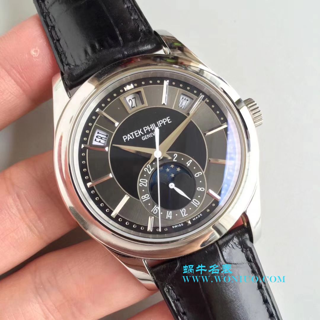 【KM一比一超A高仿手表】百达翡丽复杂功能计时系列5205G-001、5205G-010、5205G-013 白金腕表 / BD226