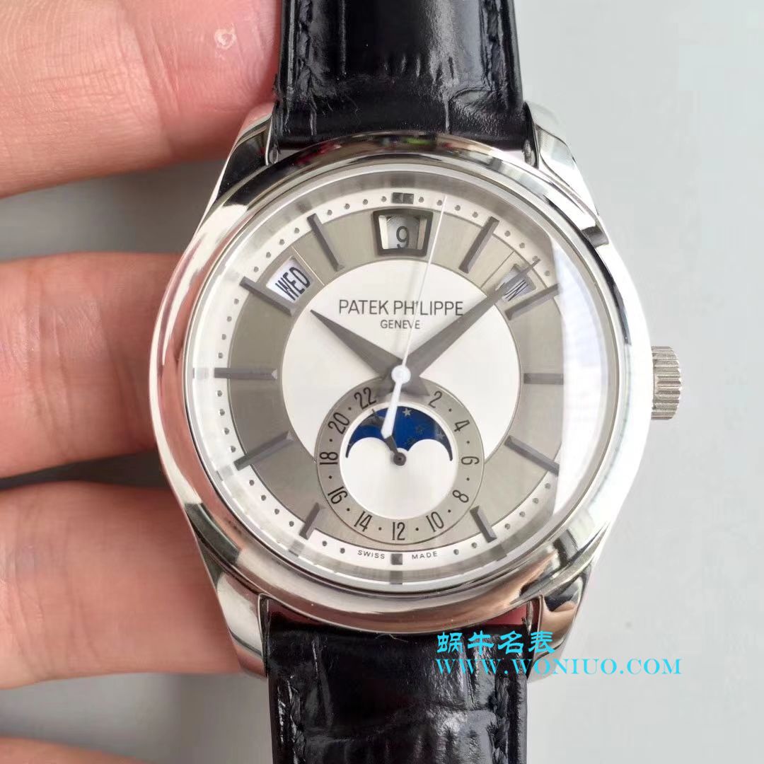 【KM一比一超A高仿手表】百达翡丽复杂功能计时系列5205G-001、5205G-010、5205G-013 白金腕表 / BD226