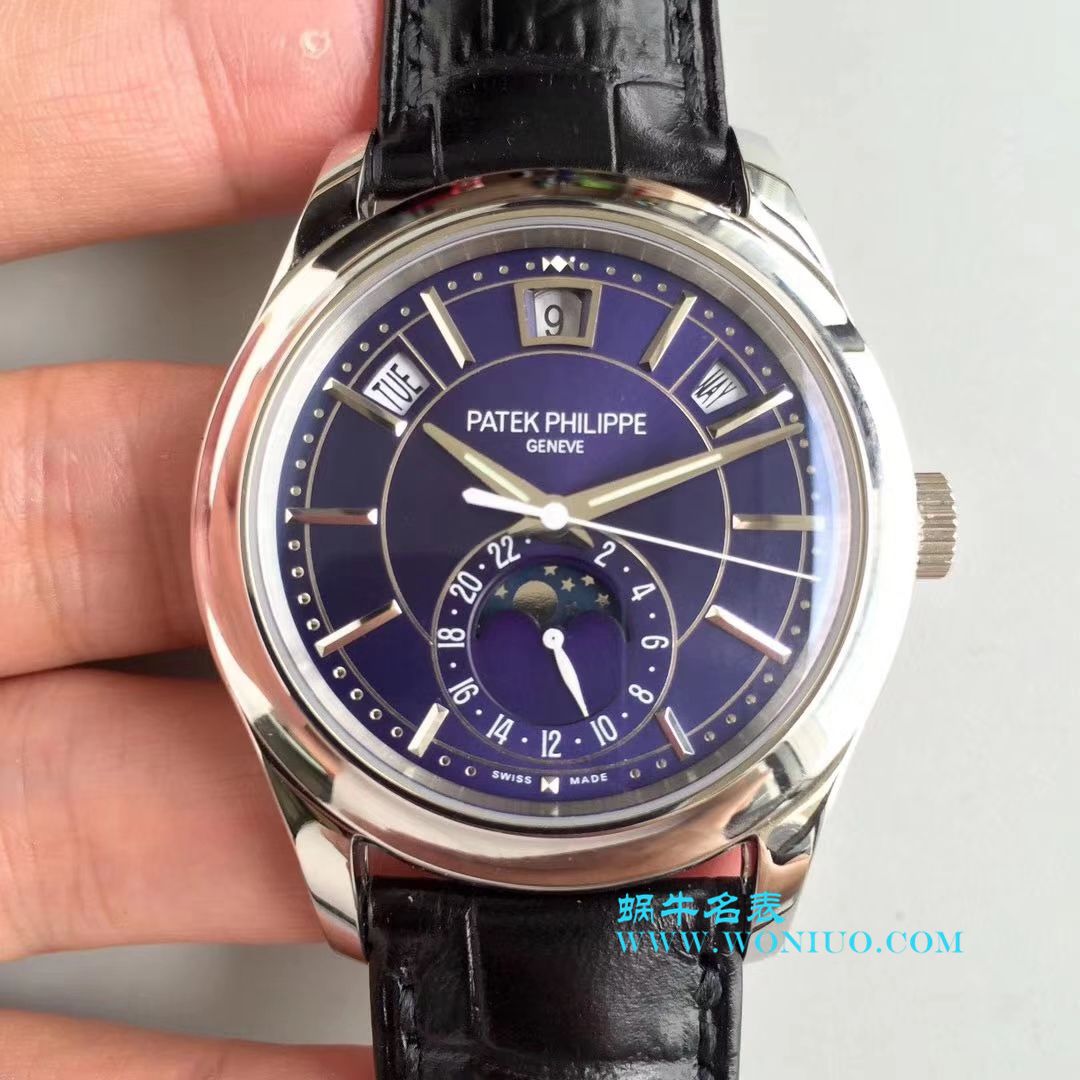 【KM一比一超A高仿手表】百达翡丽复杂功能计时系列5205G-001、5205G-010、5205G-013 白金腕表 / BD226