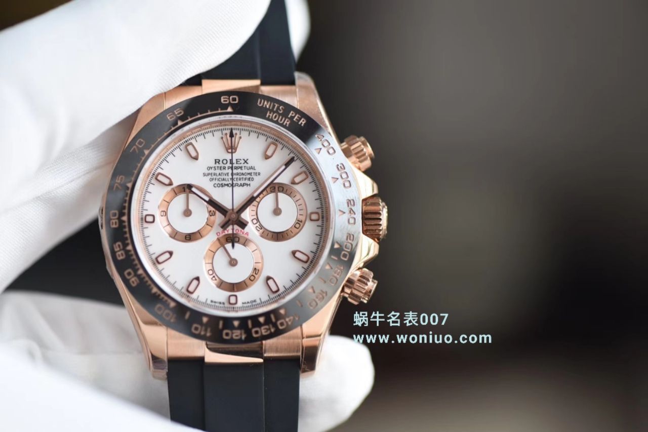 【N厂一比一超A高仿手表】劳力士宇宙计型迪通拿系列M116515ln-0014腕表、116515LN-L(FC) 象牙面腕表 / R232