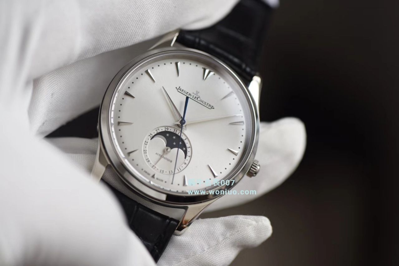 【ZF一比一超A高仿手表】积家大师MASTER ULTRA THIN超薄大师月相大师系列1368420腕表 / JJ123