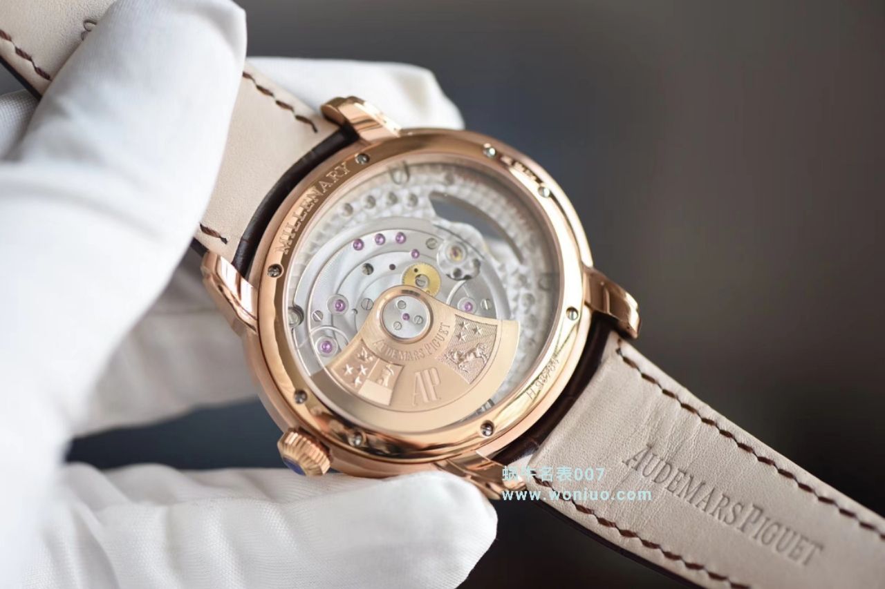 【V9一比一超A高仿手表】爱彼千禧系列15350OR.OO.D093CR.01、15350ST.OO.D002CR.01腕表 / AP135