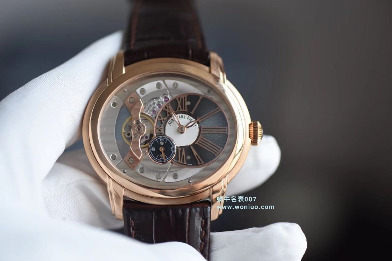 【V9一比一超A高仿手表】爱彼千禧系列15350OR.OO.D093CR.01、15350ST.OO.D002CR.01腕表 / AP135