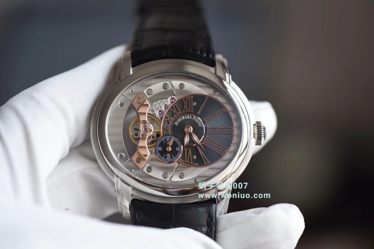 【V9一比一超A高仿手表】爱彼千禧系列15350OR.OO.D093CR.01、15350ST.OO.D002CR.01腕表 / AP135