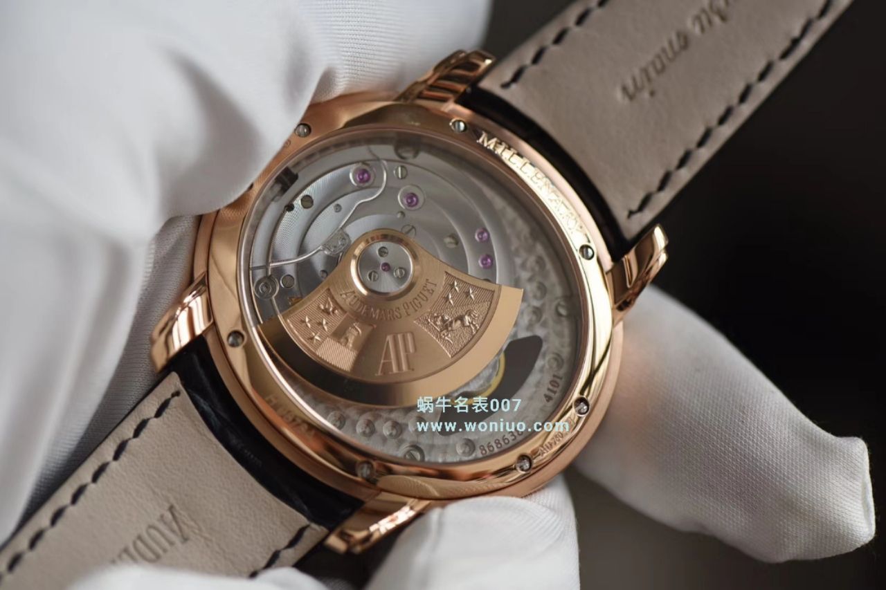 【V9一比一超A高仿手表】爱彼千禧系列15350OR.OO.D093CR.01、15350ST.OO.D002CR.01腕表 / AP135