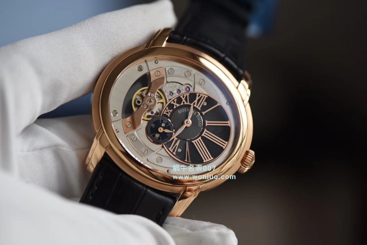 【V9一比一超A高仿手表】爱彼千禧系列15350OR.OO.D093CR.01、15350ST.OO.D002CR.01腕表 / AP135