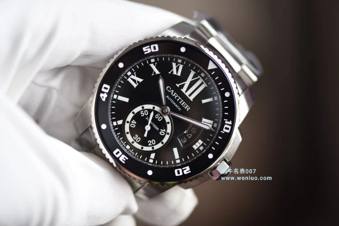 【JF厂一比一高仿手表】卡地亚卡历博/卡利博CALIBRE DE CARTIER 系列W7100057男表 / K073