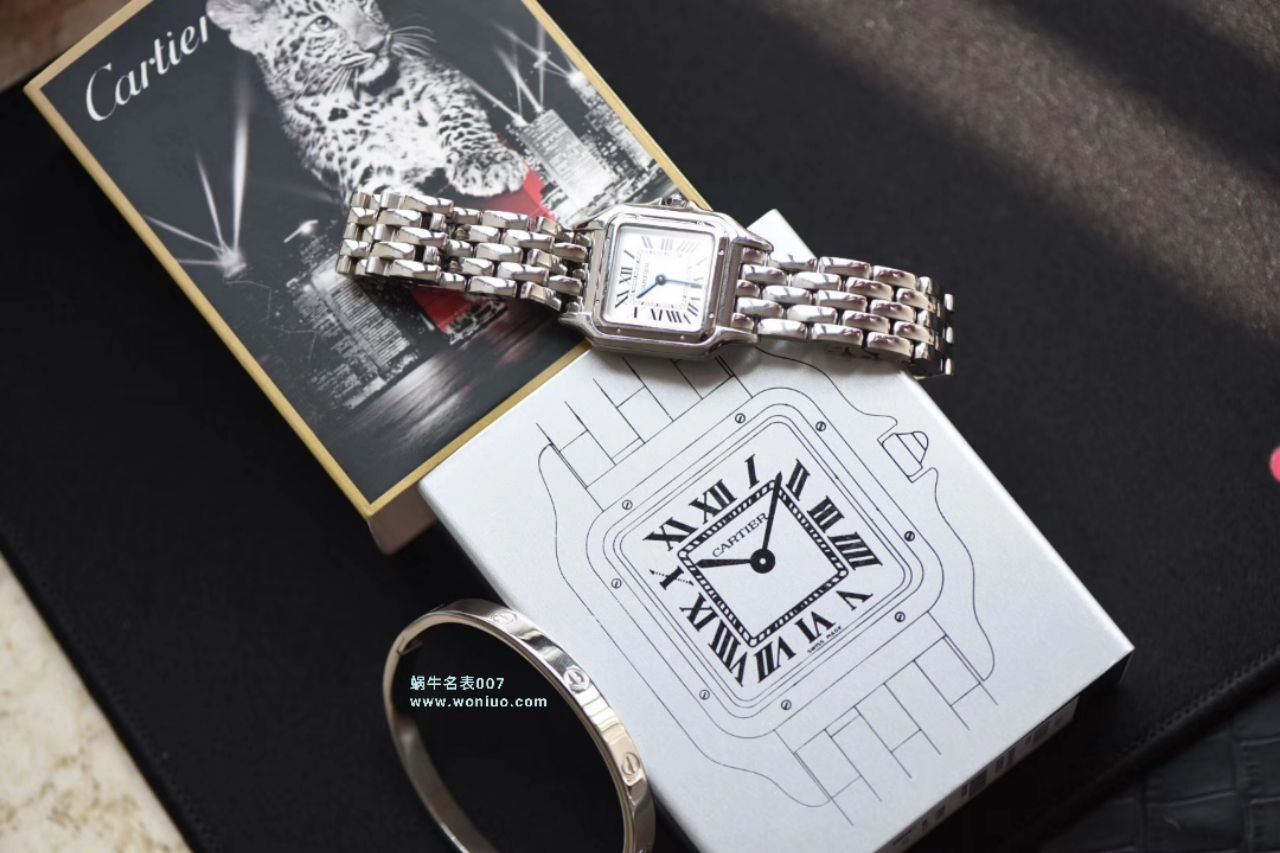 DJ Factory 卡地亚猎豹系列腕表--型号复刻高仿WSPN0007 PANTHÈRE DE CARTIER系列卡地亚猎豹腕表 / K159