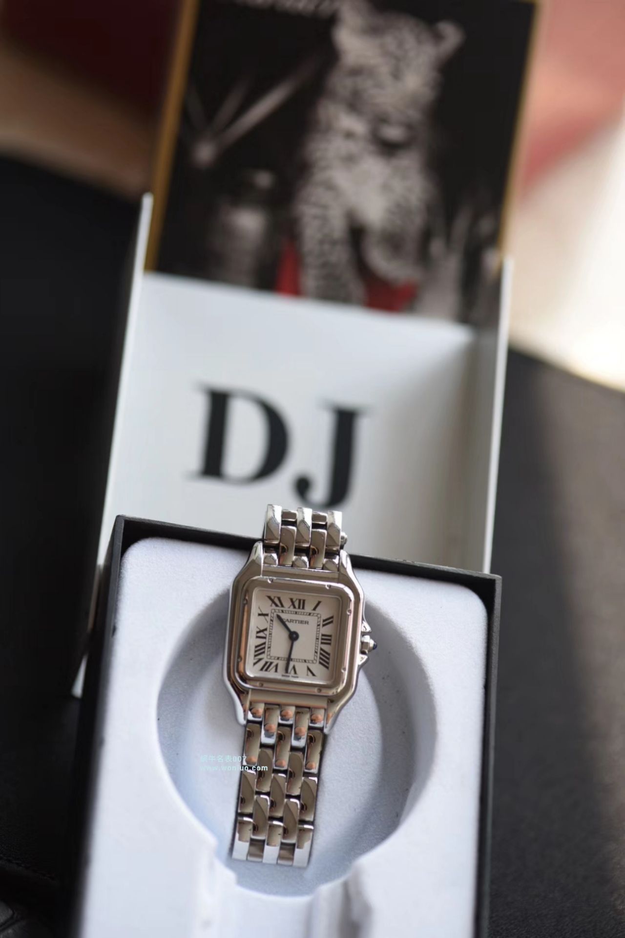 DJ Factory 卡地亚猎豹系列腕表--型号复刻高仿WSPN0007 PANTHÈRE DE CARTIER系列卡地亚猎豹腕表 / K159