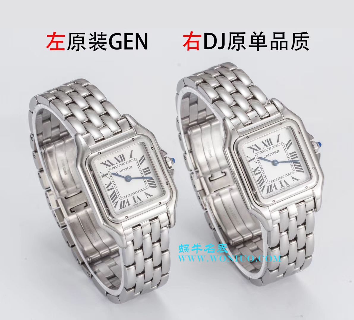 DJ Factory 卡地亚猎豹系列腕表--型号复刻高仿WSPN0007 PANTHÈRE DE CARTIER系列卡地亚猎豹腕表 / K159