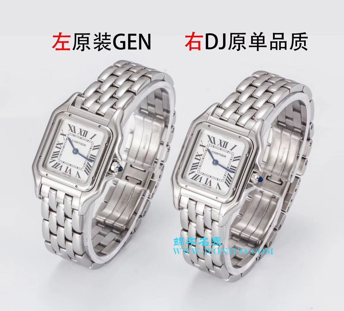 DJ Factory 卡地亚猎豹系列腕表--型号复刻高仿WSPN0007 PANTHÈRE DE CARTIER系列卡地亚猎豹腕表 / K159