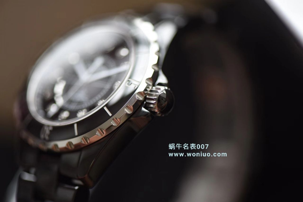 【独家视频评测】KOR韩版 香奈儿 J12香奈儿高仿INTENSE 重置加强版38MM 男女中性机械腕表 / X029