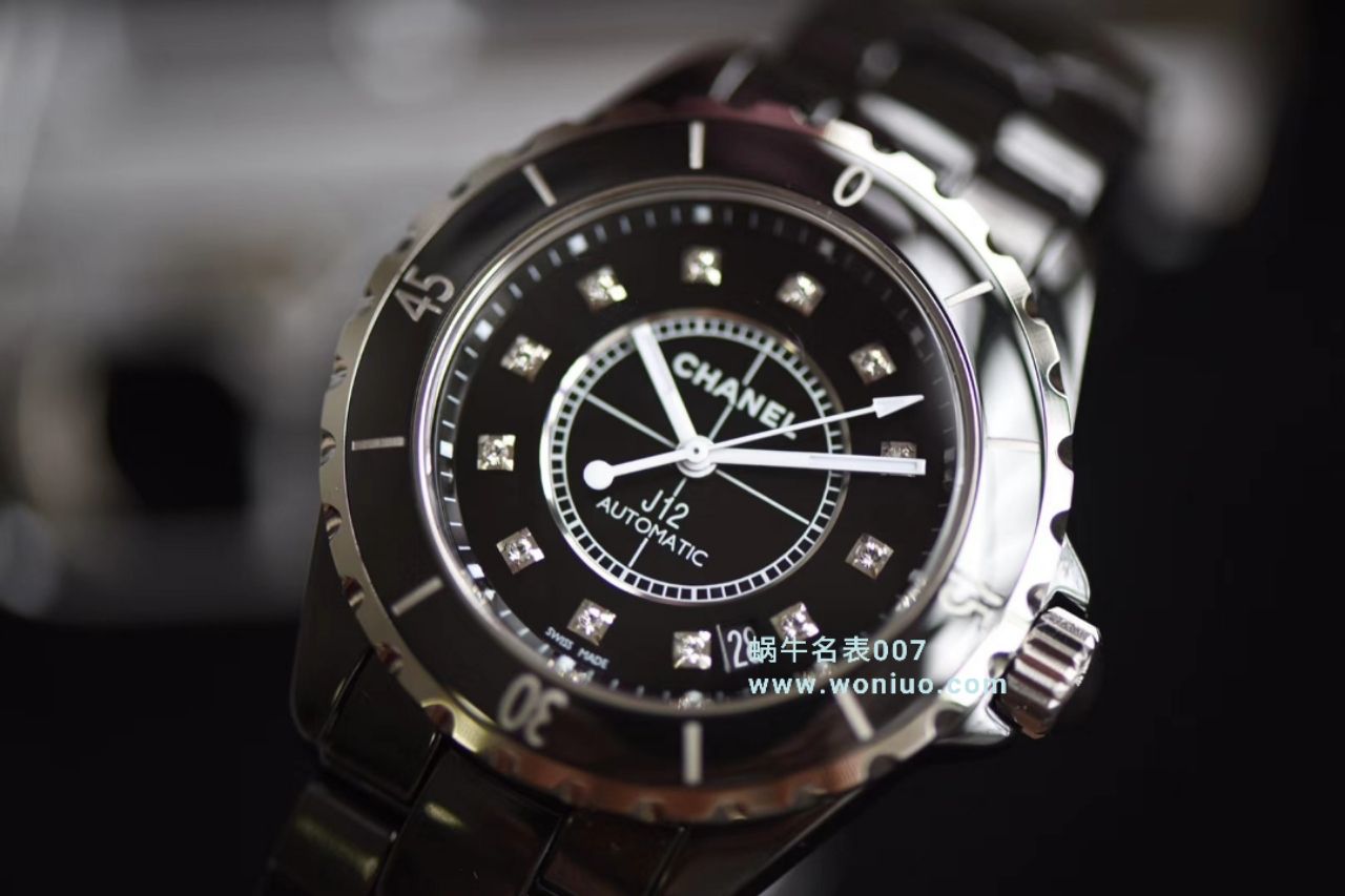 【独家视频评测】KOR韩版 香奈儿 J12香奈儿高仿INTENSE 重置加强版38MM 男女中性机械腕表 / X029