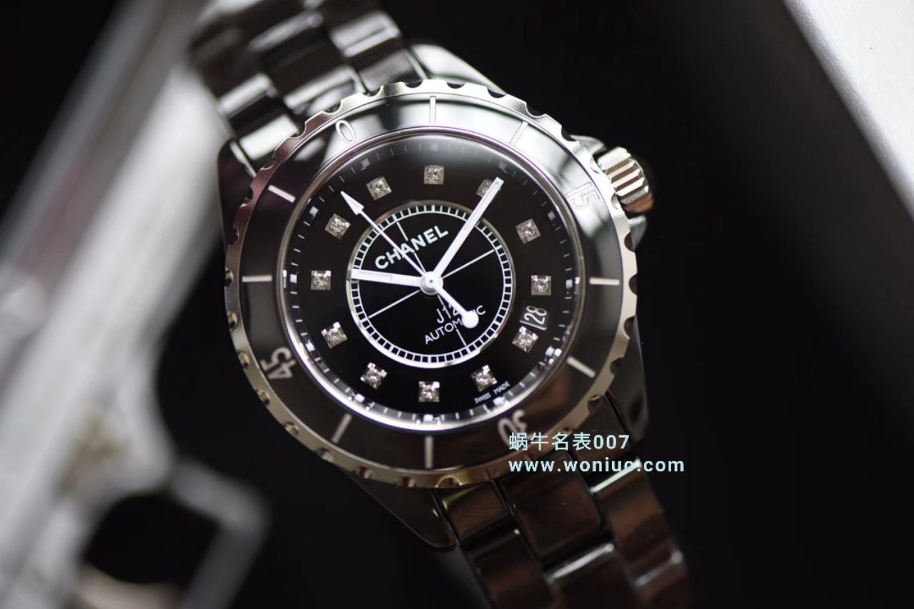 【独家视频评测】KOR韩版 香奈儿 J12香奈儿高仿INTENSE 重置加强版38MM 男女中性机械腕表 / X029