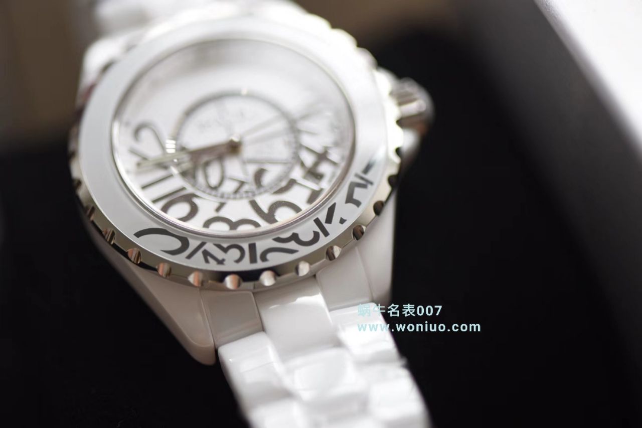 【独家视频评测】KOR韩版 香奈儿 J12一比一复刻高仿香奈儿INTENSE 重置加强版38MM 男女中性机械腕表 / X031