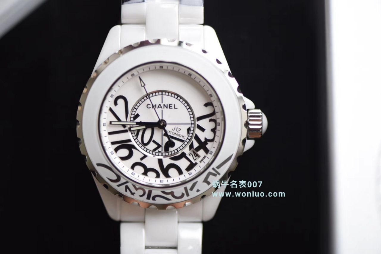 【独家视频评测】KOR韩版 香奈儿 J12一比一复刻高仿香奈儿INTENSE 重置加强版38MM 男女中性机械腕表 / X031
